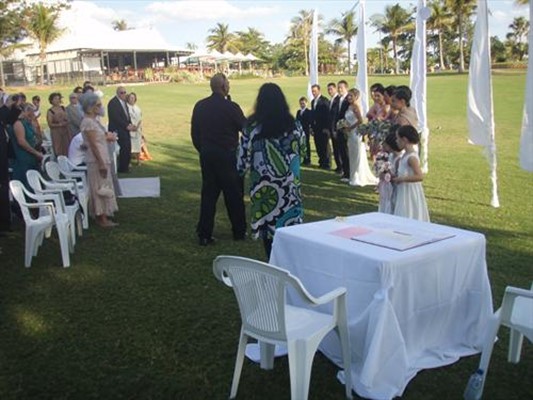 Broome Weddings - Special Guests Mary and Nolan at Ed