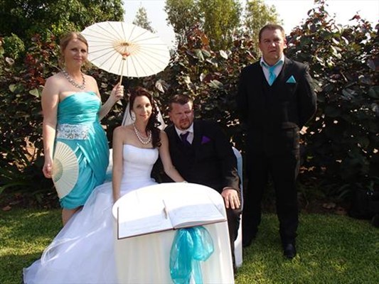 Broome Weddings - Amanda and Matt Hall and the crew from