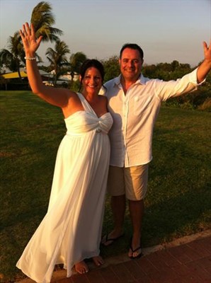 Broome Weddings - Brendan and Mardi at their Cable Beach